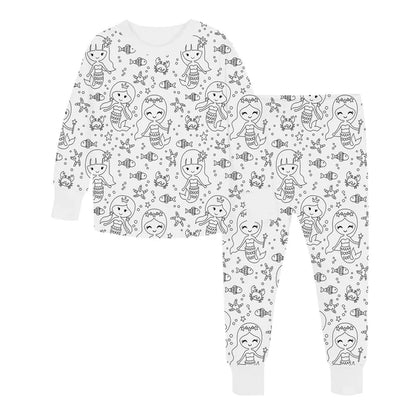 Barnpyjamas Med Färgläggning